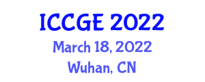 International Conference on Clean and Green Energy (ICCGE) March 18, 2022 - Wuhan, China