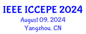 International Conference on Clean Energy and Electric Power Engineering (IEEE ICCEPE) August 09, 2024 - Yangzhou, China