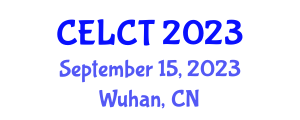 International Conference on Clean Energy and Low Carbon Technologies (CELCT) September 15, 2023 - Wuhan, China International Conference on Clean Energy and Low Carbon Technologies (CELCT) September 15, 2023 - Wuhan, China