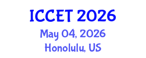 International Conference on Clean Energy Technologies (ICCET) May 04, 2026 - Honolulu, United States International Conference on Clean Energy Technologies (ICCET) May 04, 2026 - Honolulu, United States