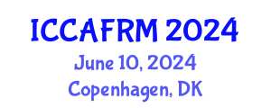 International Conference on Climate Adaptation and Flood Risk Management (ICCAFRM) June 10, 2024 - Copenhagen, Denmark