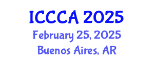 International Conference on Climate Change Adaptation (ICCCA) February 25, 2025 - Buenos Aires, Argentina