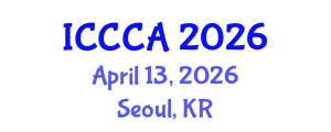 International Conference on Climate Change Adaptation (ICCCA) April 13, 2026 - Seoul, Republic of Korea International Conference on Climate Change Adaptation (ICCCA) April 13, 2026 - Seoul, Republic of Korea