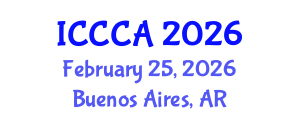 International Conference on Climate Change Adaptation (ICCCA) February 25, 2026 - Buenos Aires, Argentina