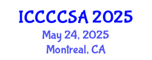 International Conference on Climate Change and Climate-Smart Agriculture (ICCCCSA) May 24, 2025 - Montreal, Canada