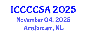 International Conference on Climate Change and Climate-Smart Agriculture (ICCCCSA) November 04, 2025 - Amsterdam, Netherlands