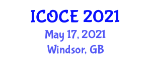 International Conference On Climate Change and Ecosystem (ICOCE) May 17, 2021 - Windsor, United Kingdom