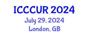 International Conference on Climate Change and Urban Resilience (ICCCUR) July 29, 2024 - London, United Kingdom