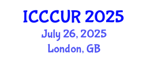 International Conference on Climate Change and Urban Resilience (ICCCUR) July 26, 2025 - London, United Kingdom