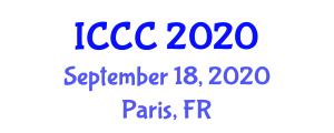 International Conference on Climate Change (ICCC) September 18, 2020 - Paris, France
