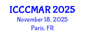 International Conference on Climate Change Mitigation, Adaptation and Resilience (ICCCMAR) November 18, 2025 - Paris, France
