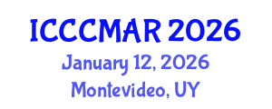 International Conference on Climate Change Mitigation, Adaptation and Resilience (ICCCMAR) January 12, 2026 - Montevideo, Uruguay International Conference on Climate Change Mitigation, Adaptation and Resilience (ICCCMAR) January 12, 2026 - Montevideo, Uruguay