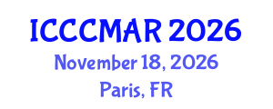 International Conference on Climate Change Mitigation, Adaptation and Resilience (ICCCMAR) November 18, 2026 - Paris, France