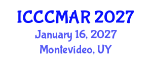 International Conference on Climate Change Mitigation, Adaptation and Resilience (ICCCMAR) January 16, 2027 - Montevideo, Uruguay International Conference on Climate Change Mitigation, Adaptation and Resilience (ICCCMAR) January 16, 2027 - Montevideo, Uruguay