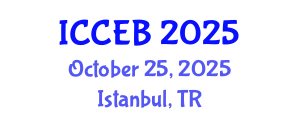 International Conference on Climate, Environment and Biosciences (ICCEB) October 25, 2025 - Istanbul, Turkey