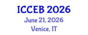 International Conference on Climate, Environment and Biosciences (ICCEB) June 21, 2026 - Venice, Italy