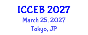 International Conference on Climate, Environment and Biosciences (ICCEB) March 25, 2027 - Tokyo, Japan