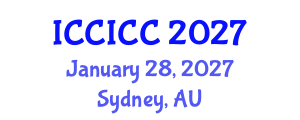 International Conference on Climate Informatics and Climate Change (ICCICC) January 28, 2027 - Sydney, Australia