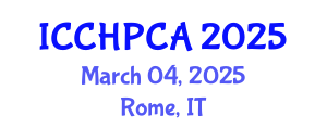 International Conference on Clinical and Health Psychology of Children and Adolescents (ICCHPCA) March 04, 2025 - Rome, Italy