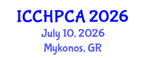 International Conference on Clinical and Health Psychology of Children and Adolescents (ICCHPCA) July 10, 2026 - Mykonos, Greece