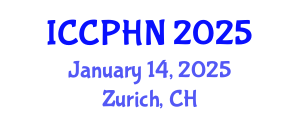 International Conference on Clinical and Public Health Nutrition (ICCPHN) January 14, 2025 - Zurich, Switzerland
