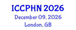 International Conference on Clinical and Public Health Nutrition (ICCPHN) December 09, 2026 - London, United Kingdom International Conference on Clinical and Public Health Nutrition (ICCPHN) December 09, 2026 - London, United Kingdom