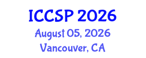 International Conference on Clinical and Social Psychology (ICCSP) August 05, 2026 - Vancouver, Canada