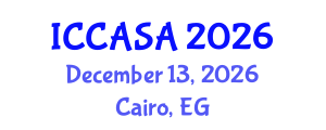 International Conference on Clinical and Surgical Anatomy (ICCASA) December 13, 2026 - Cairo, Egypt International Conference on Clinical and Surgical Anatomy (ICCASA) December 13, 2026 - Cairo, Egypt