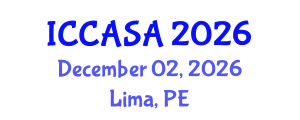 International Conference on Clinical and Surgical Anatomy (ICCASA) December 02, 2026 - Lima, Peru International Conference on Clinical and Surgical Anatomy (ICCASA) December 02, 2026 - Lima, Peru