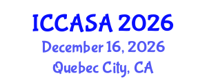 International Conference on Clinical and Surgical Anatomy (ICCASA) December 16, 2026 - Quebec City, Canada International Conference on Clinical and Surgical Anatomy (ICCASA) December 16, 2026 - Quebec City, Canada