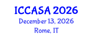 International Conference on Clinical and Surgical Anatomy (ICCASA) December 13, 2026 - Rome, Italy International Conference on Clinical and Surgical Anatomy (ICCASA) December 13, 2026 - Rome, Italy