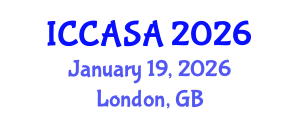 International Conference on Clinical and Surgical Anatomy (ICCASA) January 19, 2026 - London, United Kingdom International Conference on Clinical and Surgical Anatomy (ICCASA) January 19, 2026 - London, United Kingdom