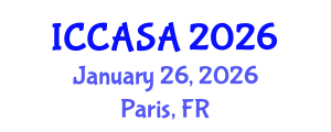International Conference on Clinical and Surgical Anatomy (ICCASA) January 26, 2026 - Paris, France International Conference on Clinical and Surgical Anatomy (ICCASA) January 26, 2026 - Paris, France