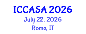 International Conference on Clinical and Surgical Anatomy (ICCASA) July 22, 2026 - Rome, Italy International Conference on Clinical and Surgical Anatomy (ICCASA) July 22, 2026 - Rome, Italy