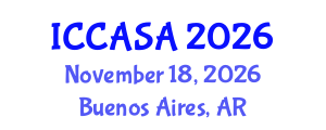 International Conference on Clinical and Surgical Anatomy (ICCASA) November 18, 2026 - Buenos Aires, Argentina International Conference on Clinical and Surgical Anatomy (ICCASA) November 18, 2026 - Buenos Aires, Argentina