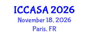 International Conference on Clinical and Surgical Anatomy (ICCASA) November 18, 2026 - Paris, France International Conference on Clinical and Surgical Anatomy (ICCASA) November 18, 2026 - Paris, France