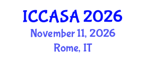 International Conference on Clinical and Surgical Anatomy (ICCASA) November 11, 2026 - Rome, Italy International Conference on Clinical and Surgical Anatomy (ICCASA) November 11, 2026 - Rome, Italy