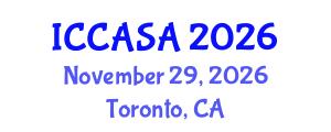 International Conference on Clinical and Surgical Anatomy (ICCASA) November 29, 2026 - Toronto, Canada International Conference on Clinical and Surgical Anatomy (ICCASA) November 29, 2026 - Toronto, Canada