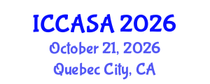 International Conference on Clinical and Surgical Anatomy (ICCASA) October 21, 2026 - Quebec City, Canada International Conference on Clinical and Surgical Anatomy (ICCASA) October 21, 2026 - Quebec City, Canada