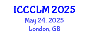 International Conference on Clinical Chemistry and Laboratory Medicine (ICCCLM) May 24, 2025 - London, United Kingdom