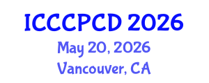 International Conference on Clinical Child Psychology and Child Development (ICCCPCD) May 20, 2026 - Vancouver, Canada