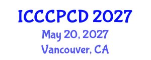 International Conference on Clinical Child Psychology and Child Development (ICCCPCD) May 20, 2027 - Vancouver, Canada International Conference on Clinical Child Psychology and Child Development (ICCCPCD) May 20, 2027 - Vancouver, Canada