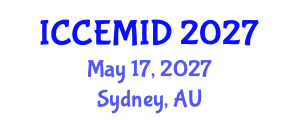 International Conference on Clinical, Experimental Microbiology and Infectious Diseases (ICCEMID) May 17, 2027 - Sydney, Australia International Conference on Clinical, Experimental Microbiology and Infectious Diseases (ICCEMID) May 17, 2027 - Sydney, Australia