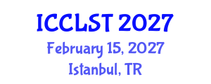 International Conference on Clinical Linguistics and Speech Therapy (ICCLST) February 15, 2027 - Istanbul, Turkey International Conference on Clinical Linguistics and Speech Therapy (ICCLST) February 15, 2027 - Istanbul, Turkey