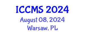 International Conference on Clinical Mass Spectrometry (ICCMS) August 08, 2024 - Warsaw, Poland