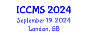 International Conference on Clinical Mass Spectrometry (ICCMS) September 19, 2024 - London, United Kingdom