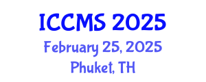 International Conference on Clinical Mass Spectrometry (ICCMS) February 25, 2025 - Phuket, Thailand