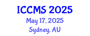 International Conference on Clinical Mass Spectrometry (ICCMS) May 17, 2025 - Sydney, Australia