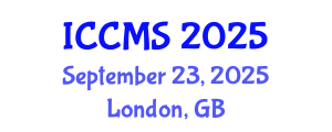 International Conference on Clinical Mass Spectrometry (ICCMS) September 23, 2025 - London, United Kingdom