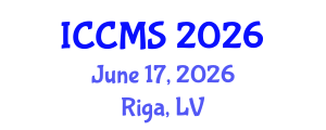 International Conference on Clinical Mass Spectrometry (ICCMS) June 17, 2026 - Riga, Latvia